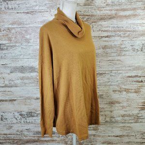 Chelsea28 Brown Long Sleeve Turtle Neck Pullover Sweater Size 2XL